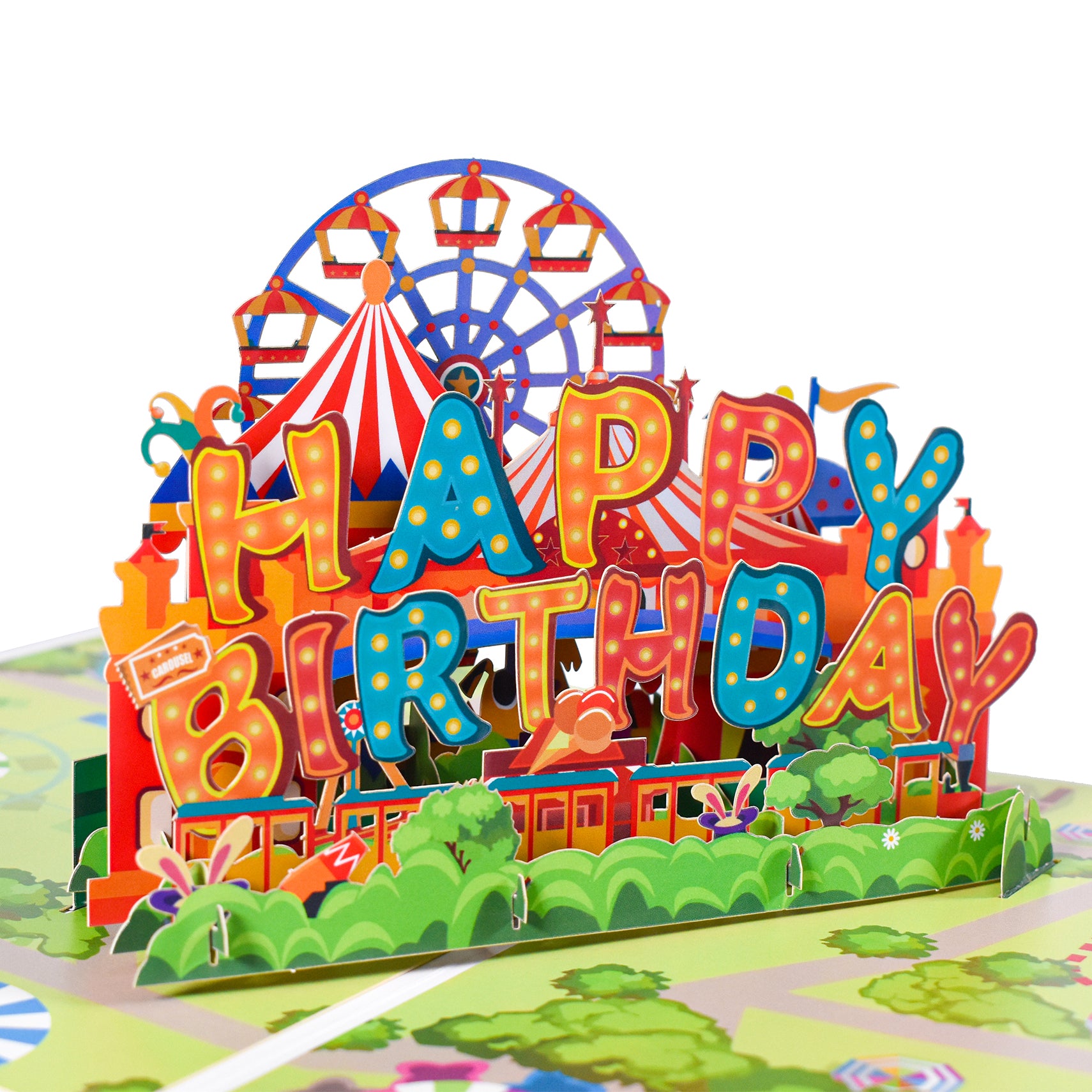 Birthday Carnival 3D Pop Up Card