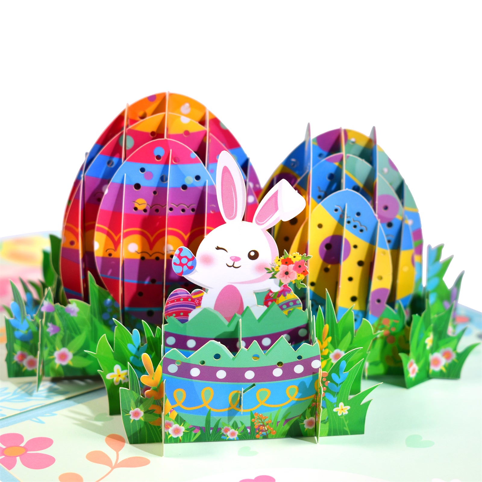 Easter Egg Bunny 3D Pop Up Card