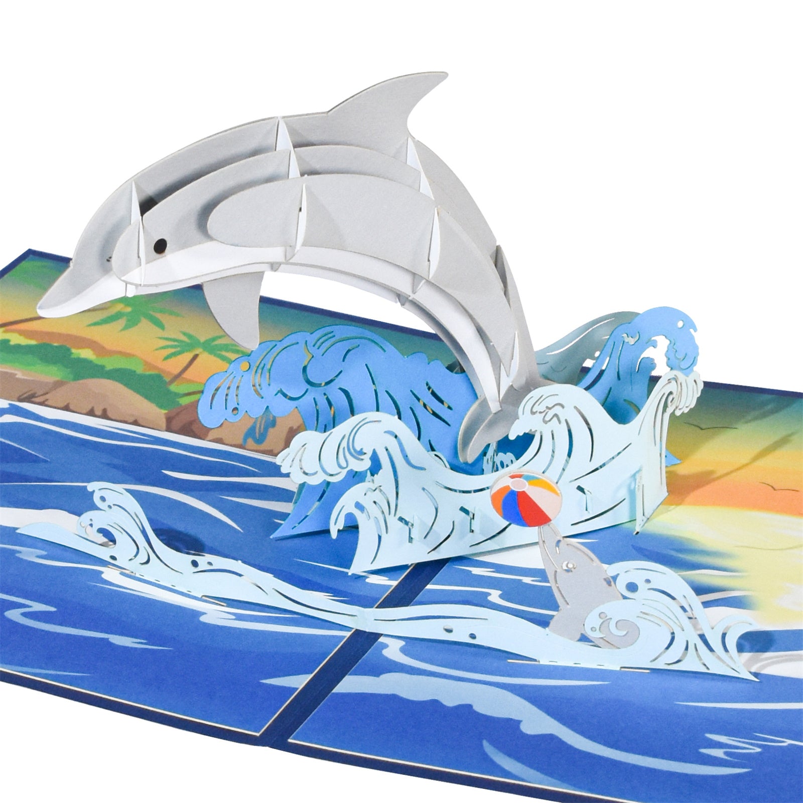 3D Dolphin Pop Up Card