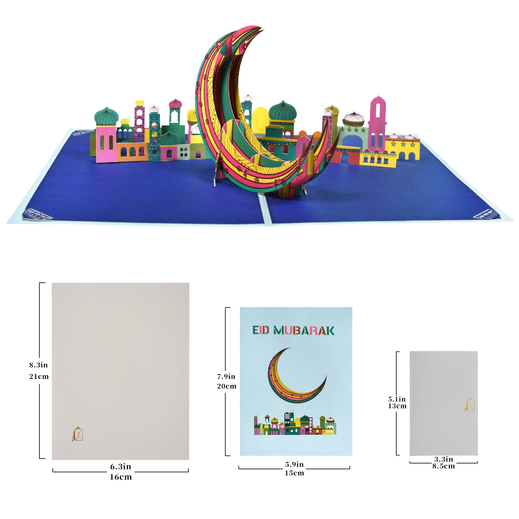 3D Eid Mubarak Pop Up Card