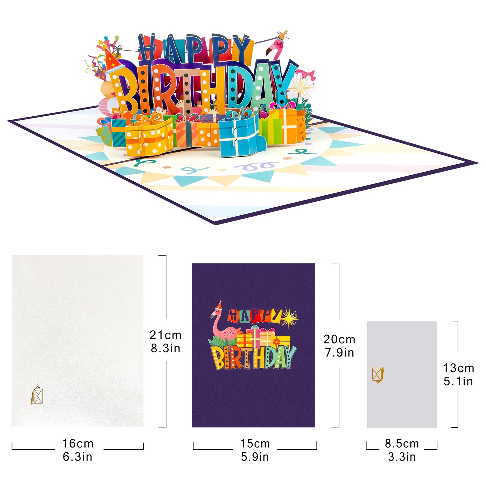 Happy Birthday 3D Pop Up Card