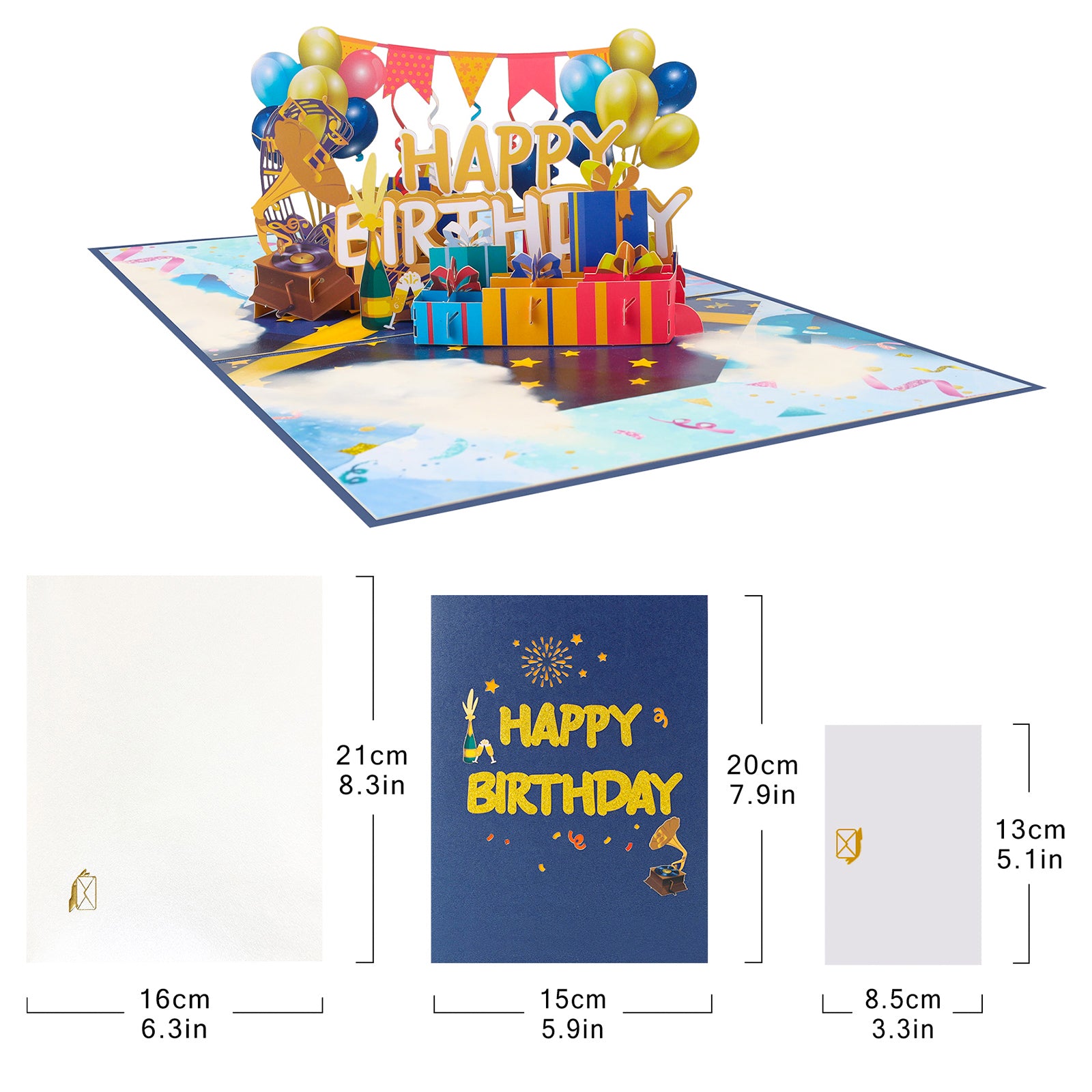 3D Pop Up Happy Birthday Card