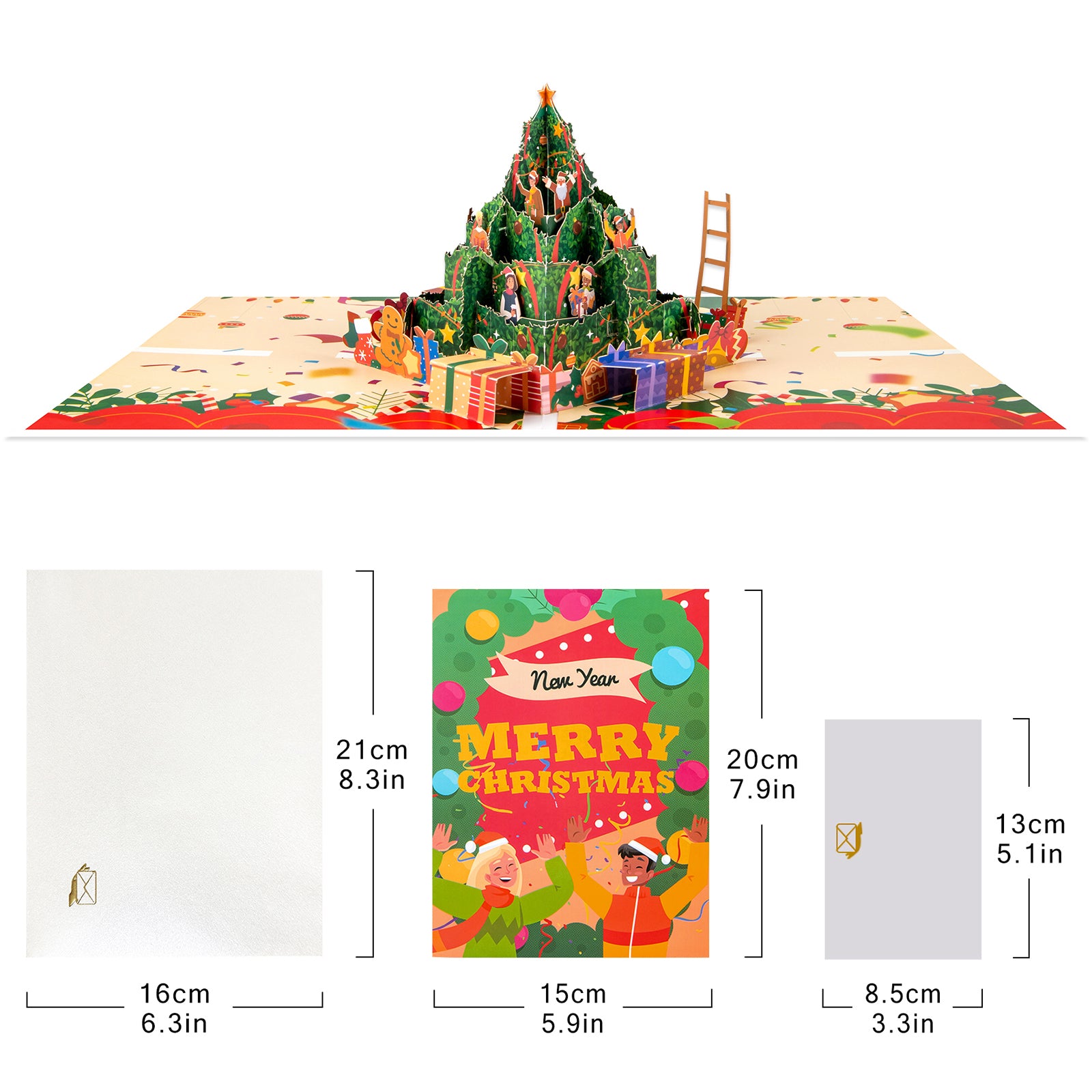 Christmas Float Parade 3D Pop Up Card