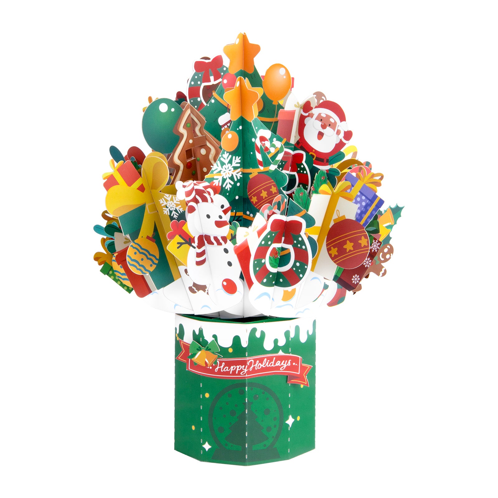 Cartoon 3D Christmas Pop Up Bouquet