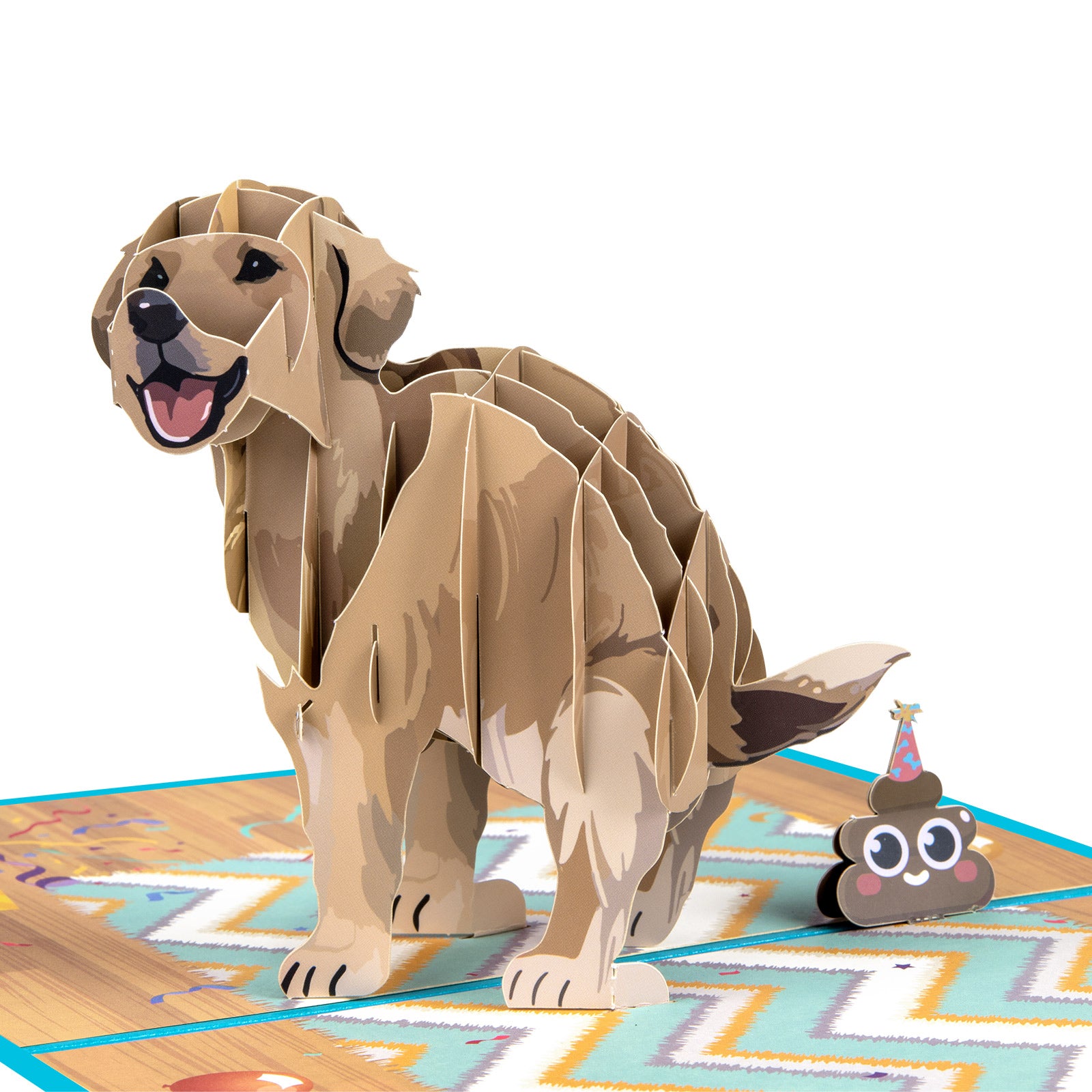 Funny Birthday Pop Up Card 3D Dog