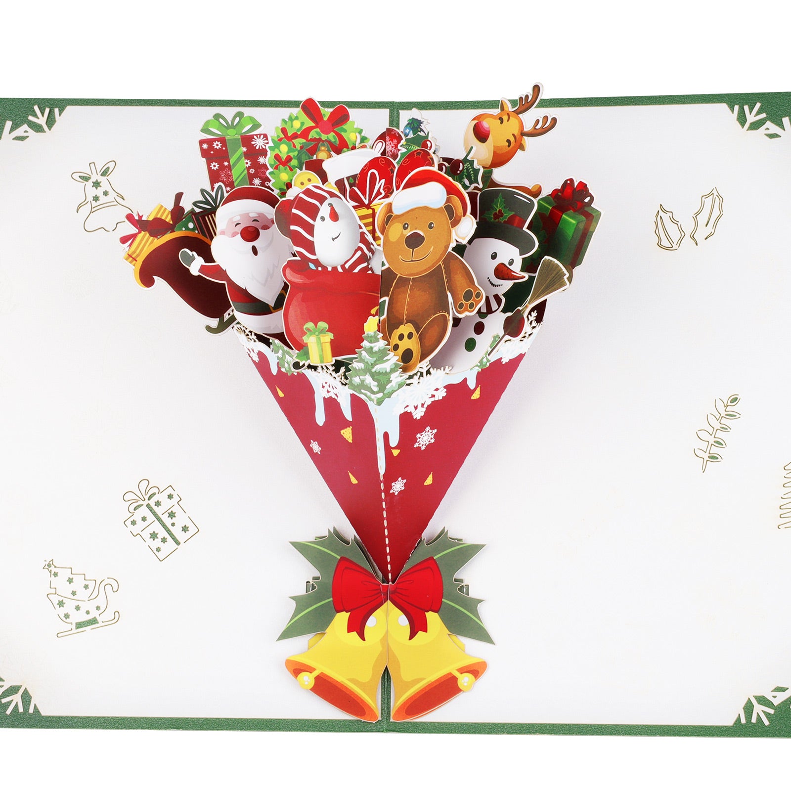 Christmas Bouquet 3D Pop Up Card