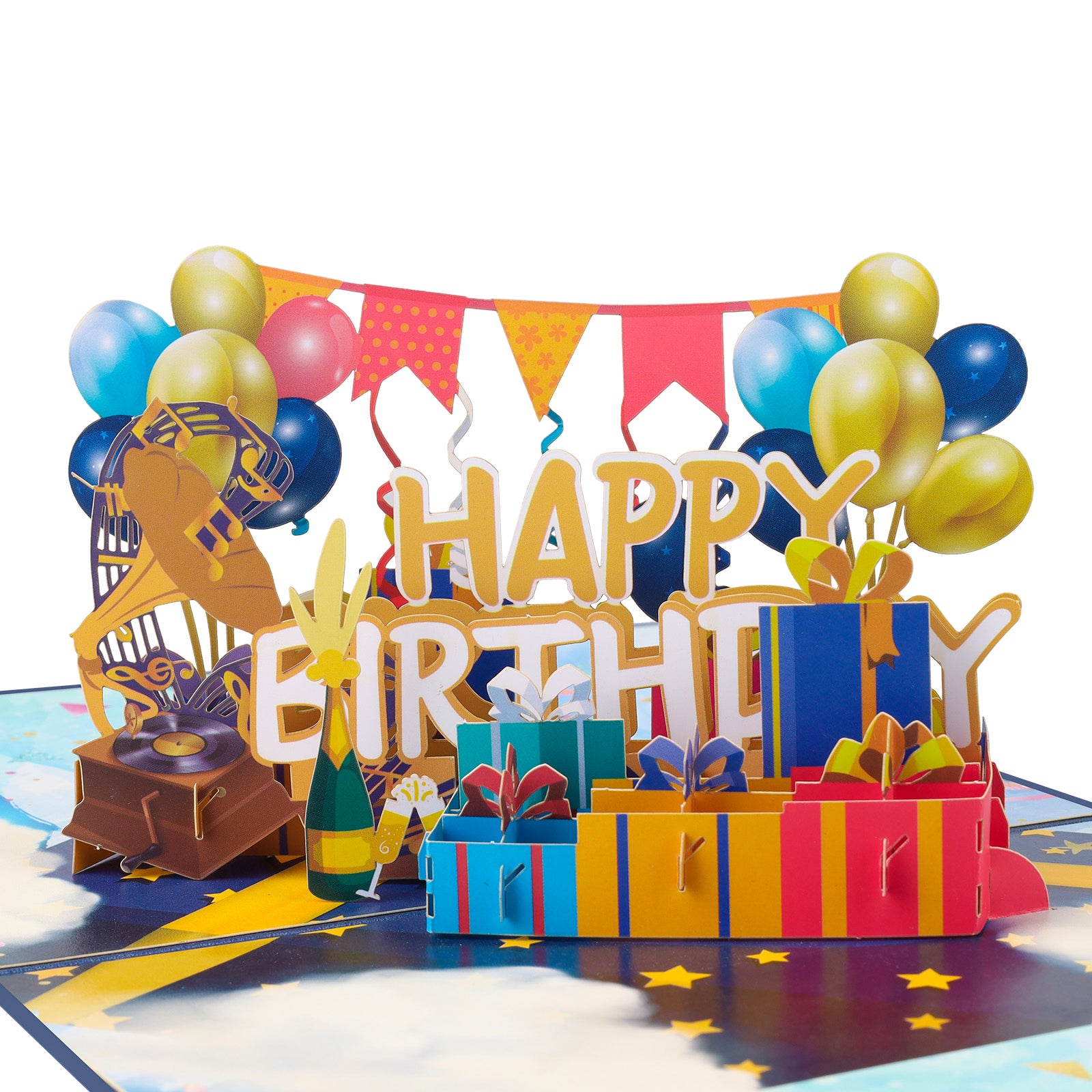 3D Pop Up Happy Birthday Card