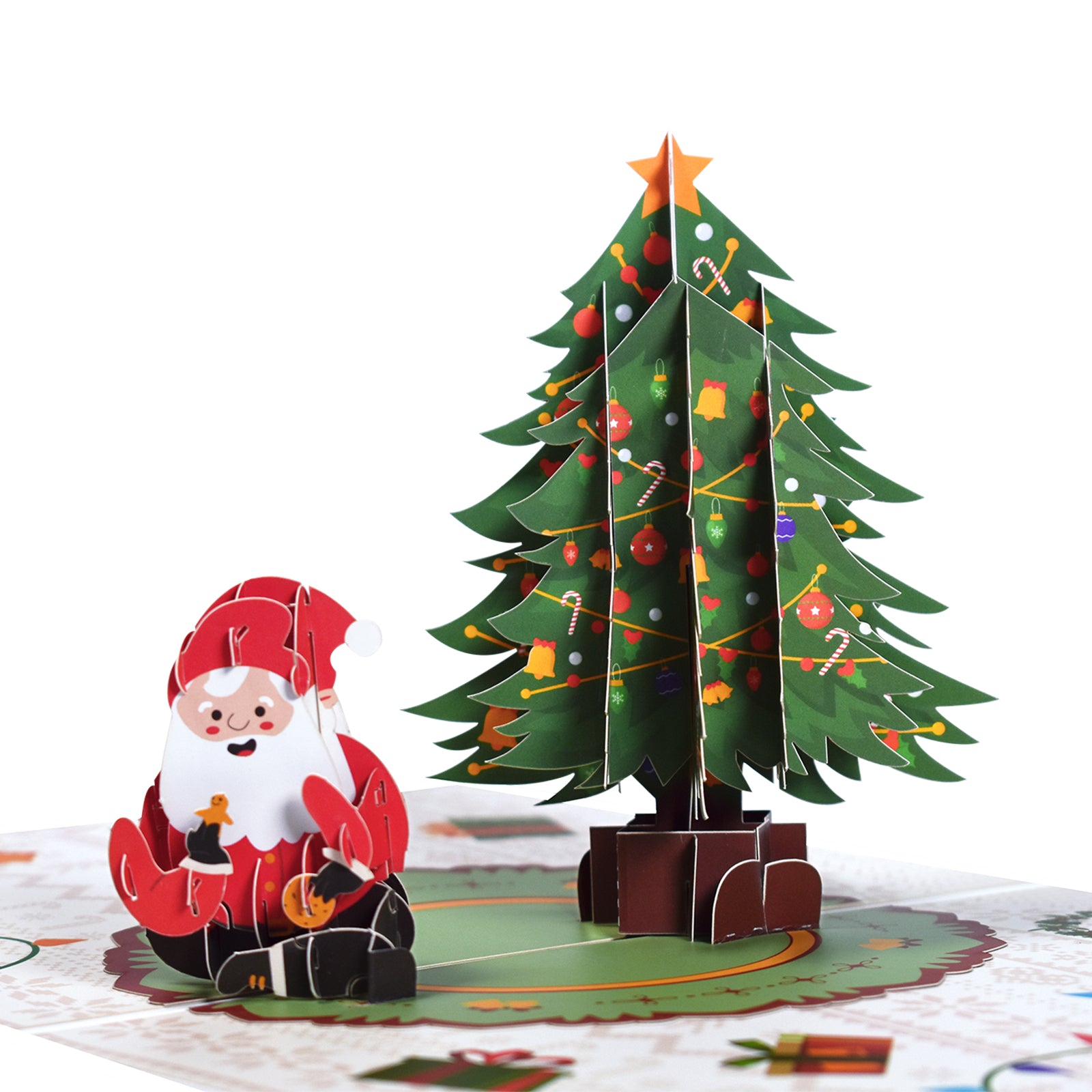 Kind Santa Claus Pop Up Card Merry Christmas