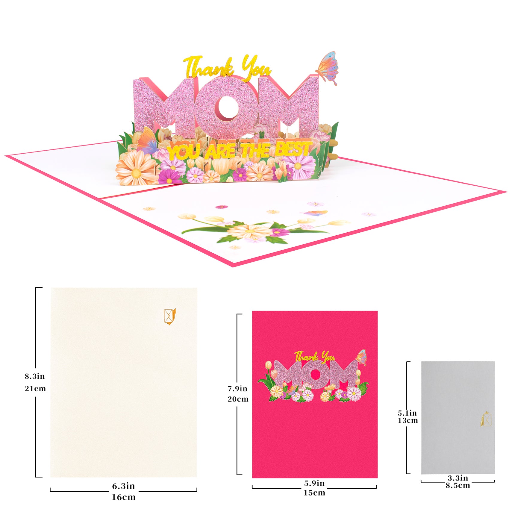 3D MOM Pop Up Card for Mother's Day