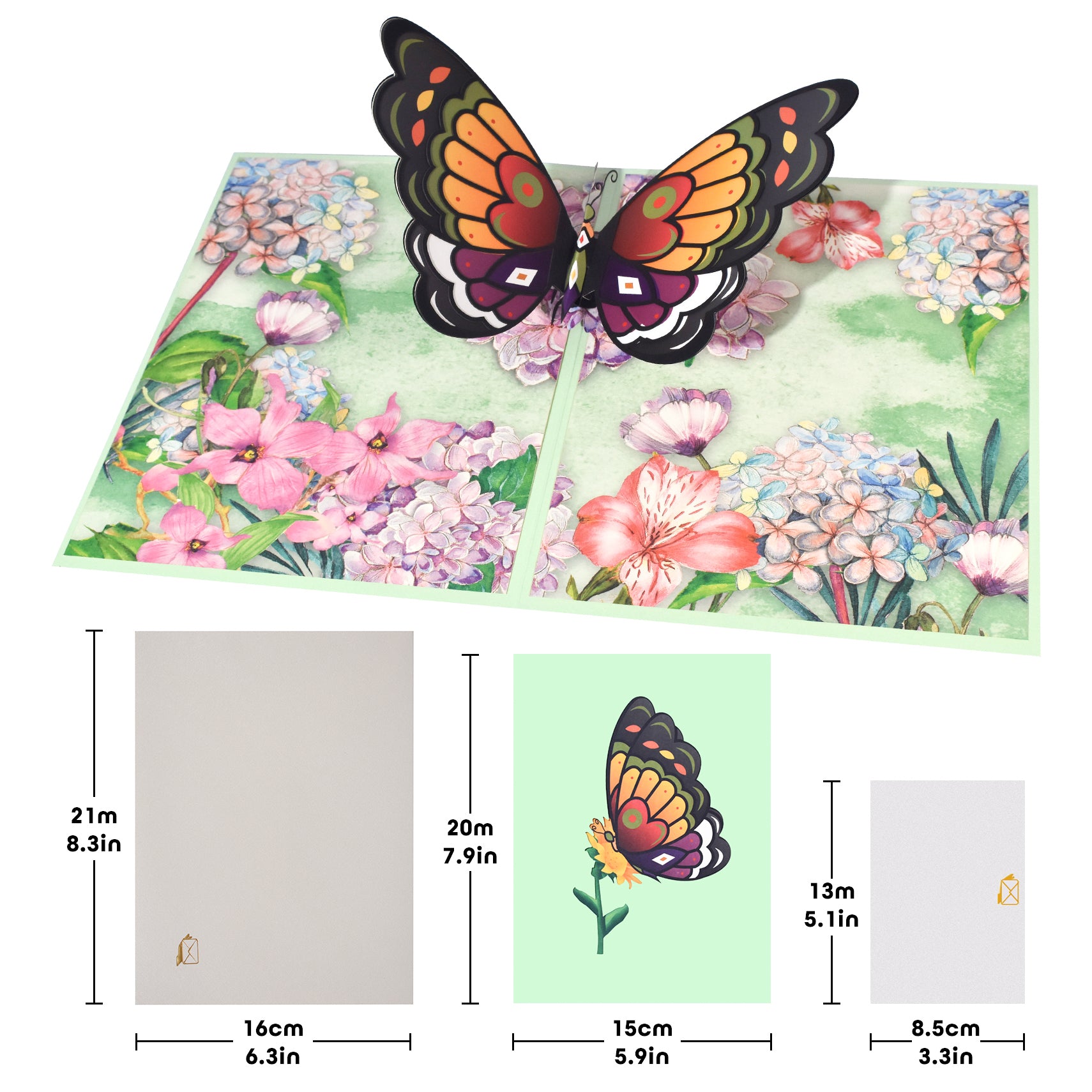 3D Butterfly Pop Up Card