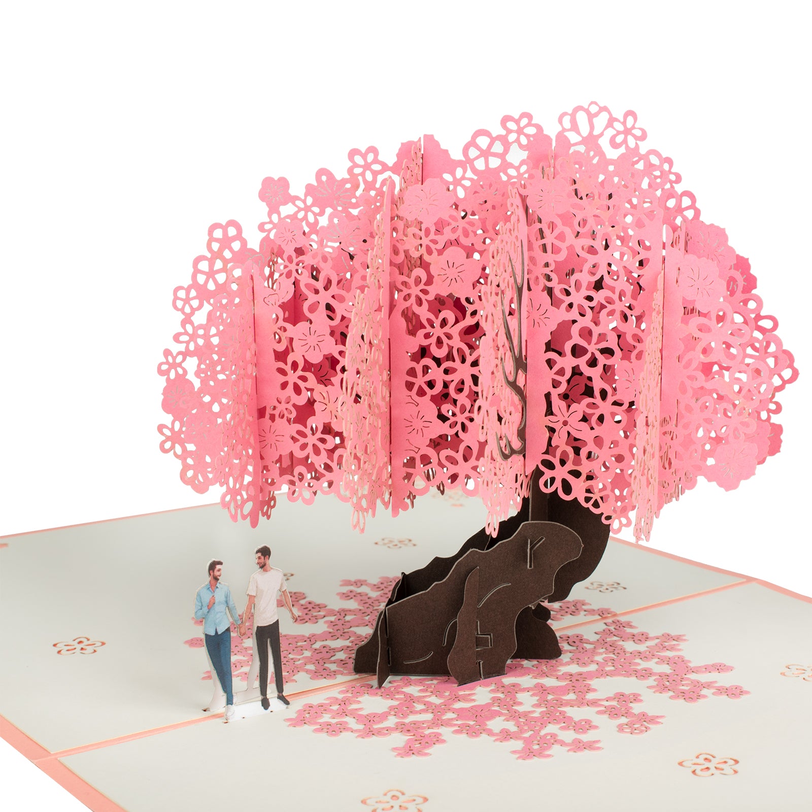 3D Love Romance Pop Up Card for Gay Couple Anniversary, Valentine's Day