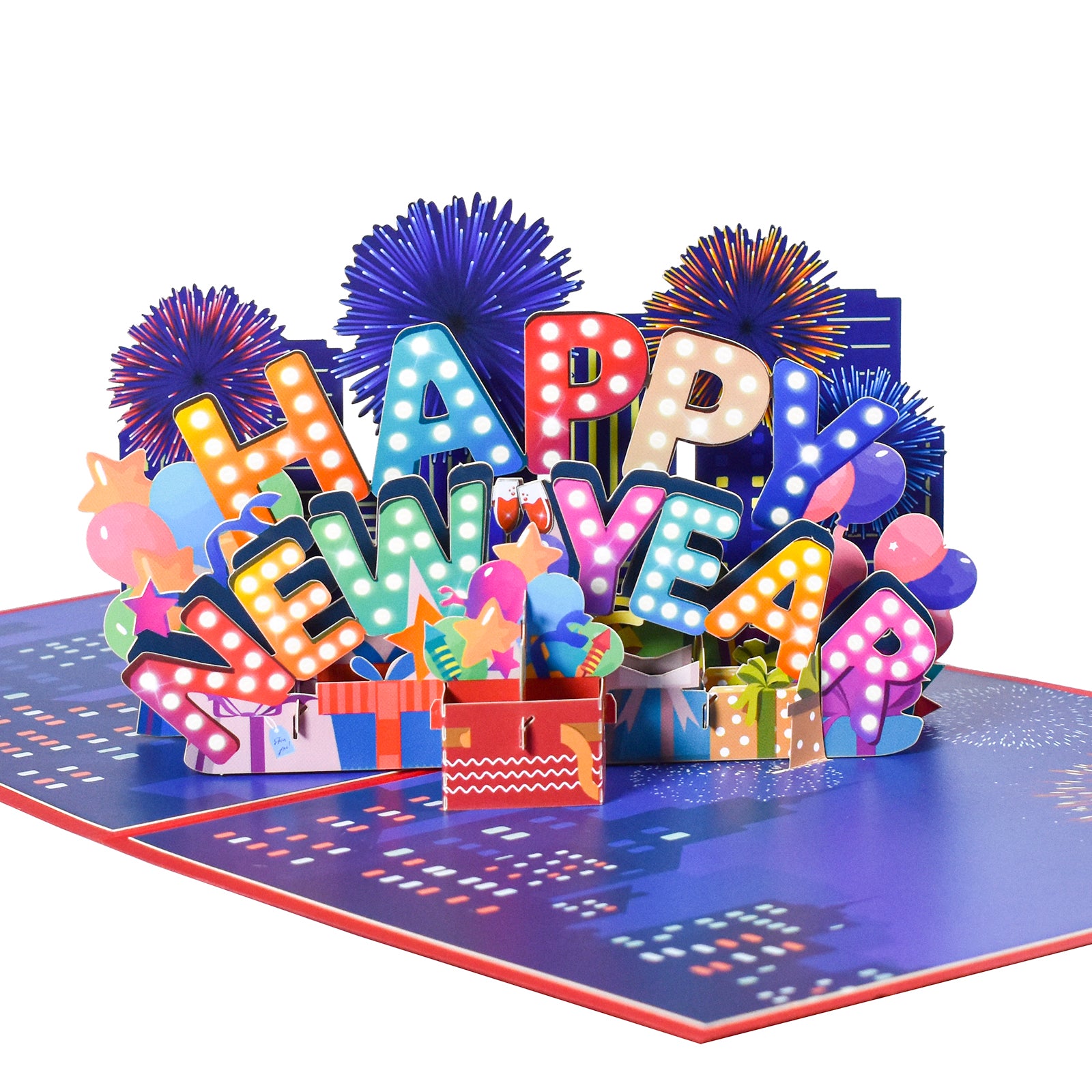 New Year Pop Up Card