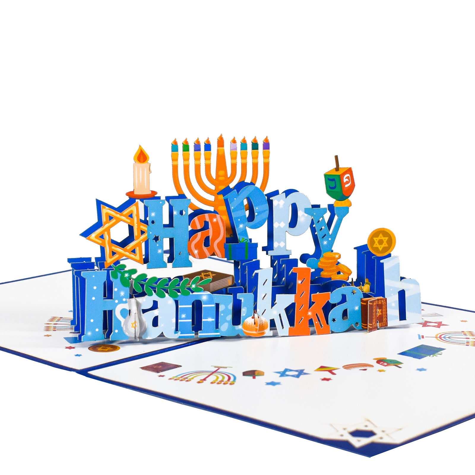 Happy Hanukkah Pop Up Card