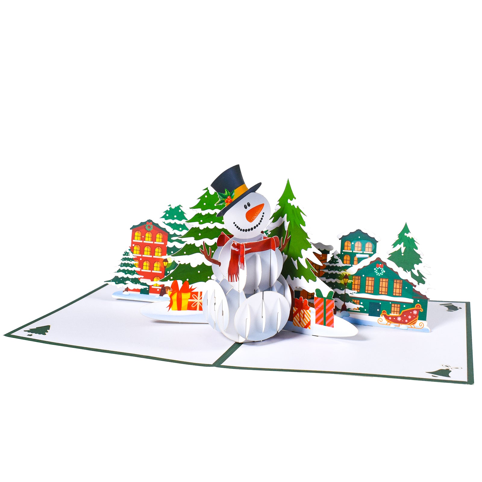 3D Snowman Pop Up Card for Christmas