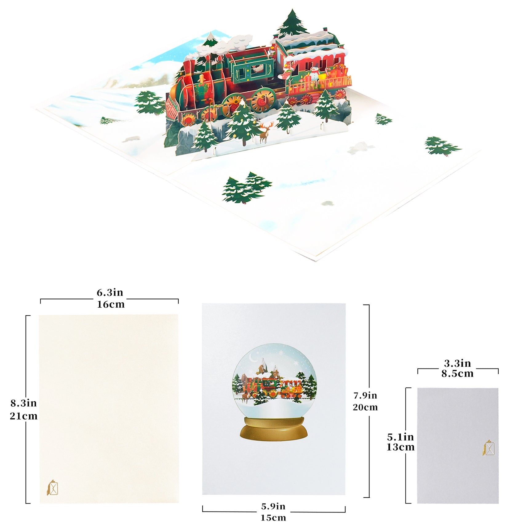 Christmas Train Pop Up Card