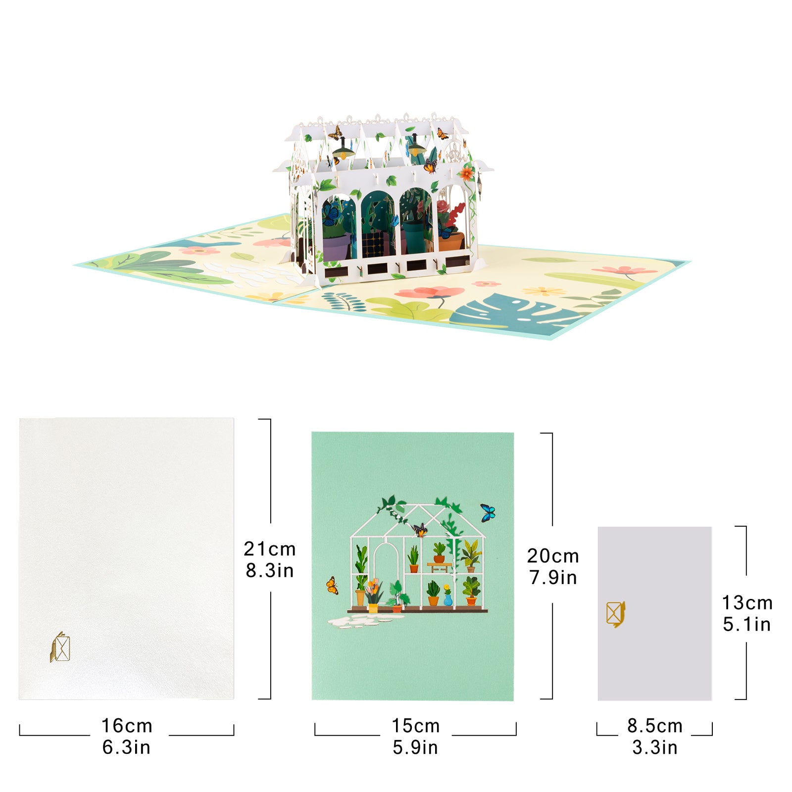 3D Flower Room Pop Up Card for Mother's Day Birthday Anniversary